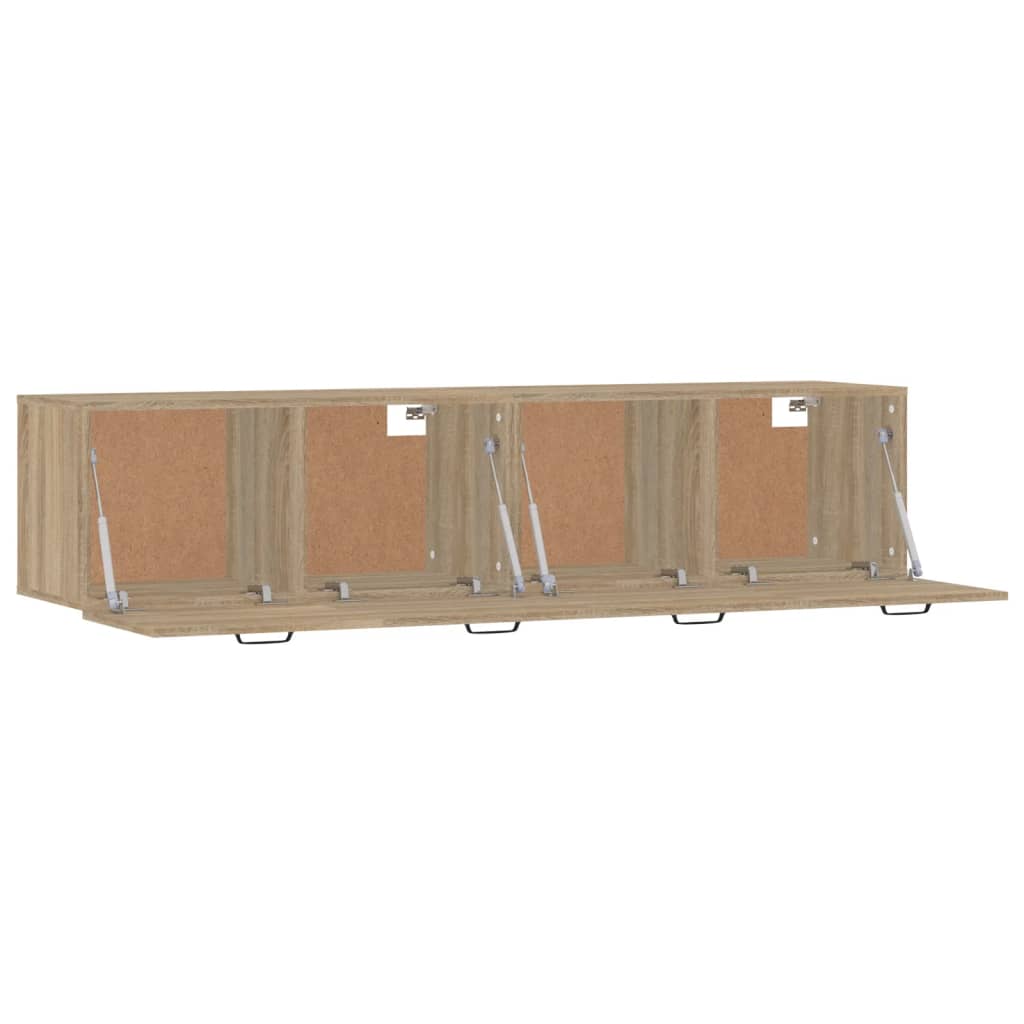 vidaXL Ντουλάπια Τοίχου 2 τεμ. Sonoma Δρυς 60x36,5x35 εκ. Επεξ. Ξύλο