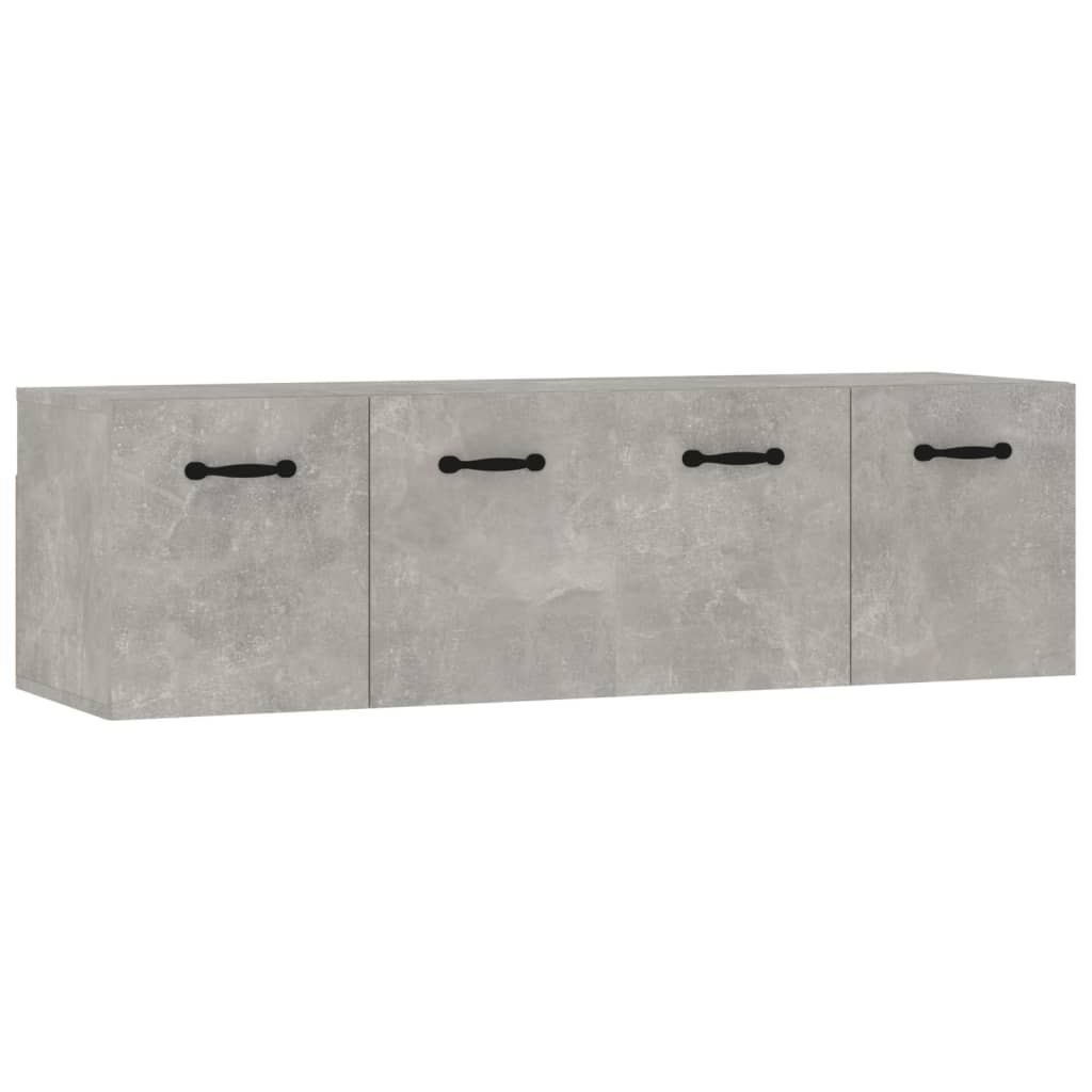 vidaXL Ντουλάπια Τοίχου 2 τεμ. Γκρι Σκυρ. 80x35x36,5 εκ. Επεξ. Ξύλο