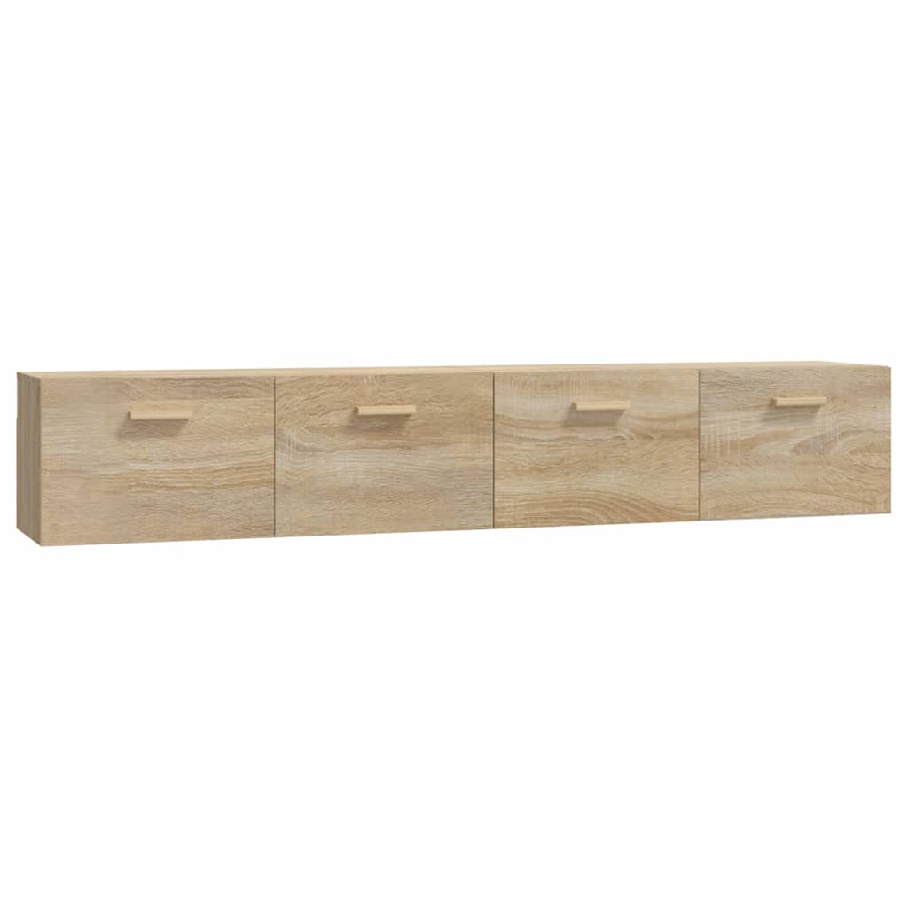 vidaXL Ντουλάπια Τοίχου 2 τεμ. Sonoma Δρυς 100x36,5x35 εκ. Επεξ. Ξύλο