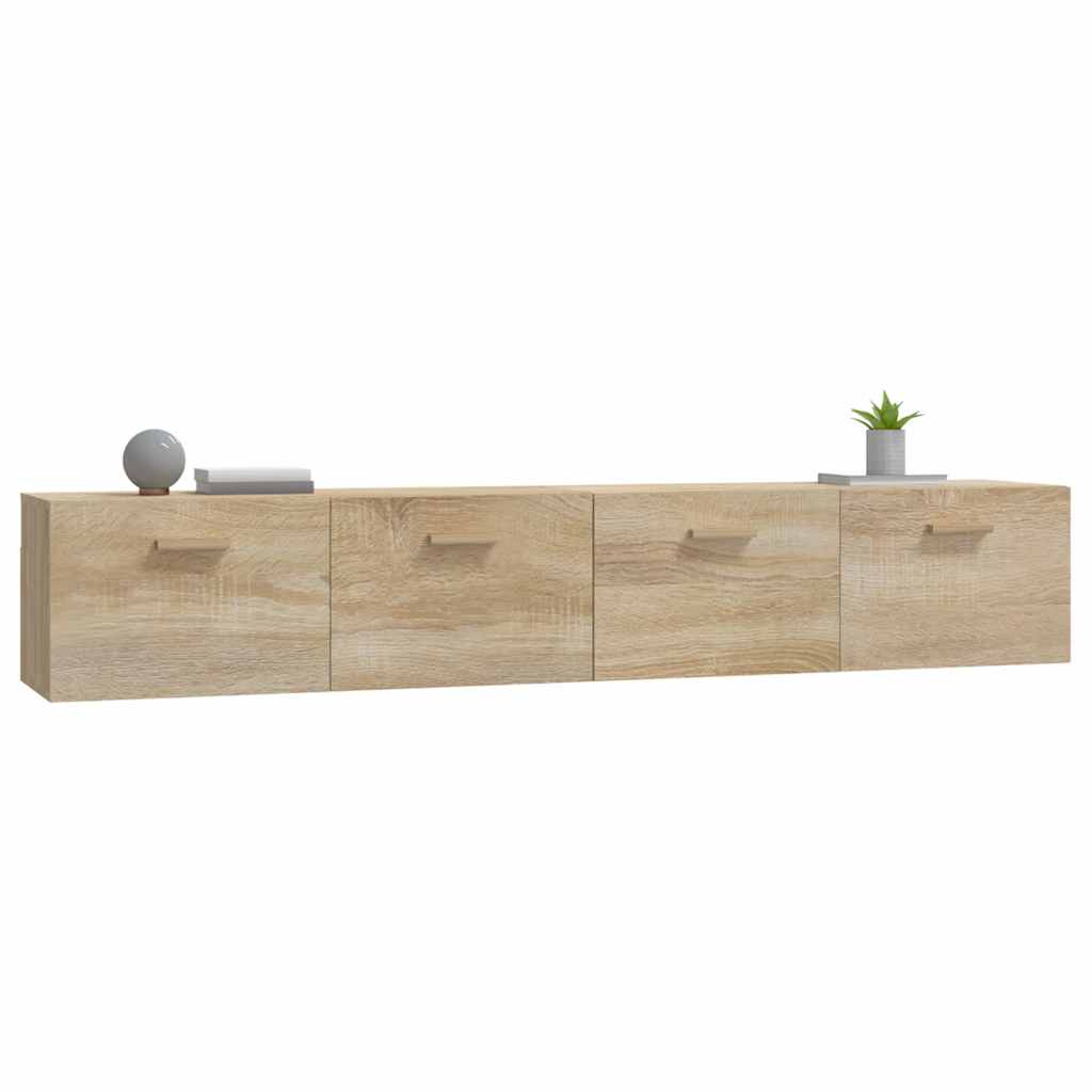 vidaXL Ντουλάπια Τοίχου 2 τεμ. Sonoma Δρυς 100x36,5x35 εκ. Επεξ. Ξύλο