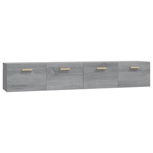 vidaXL Ντουλάπια Τοίχου 2 τεμ. Sonoma 100x36,5x35 εκ. Επεξ. Ξύλο