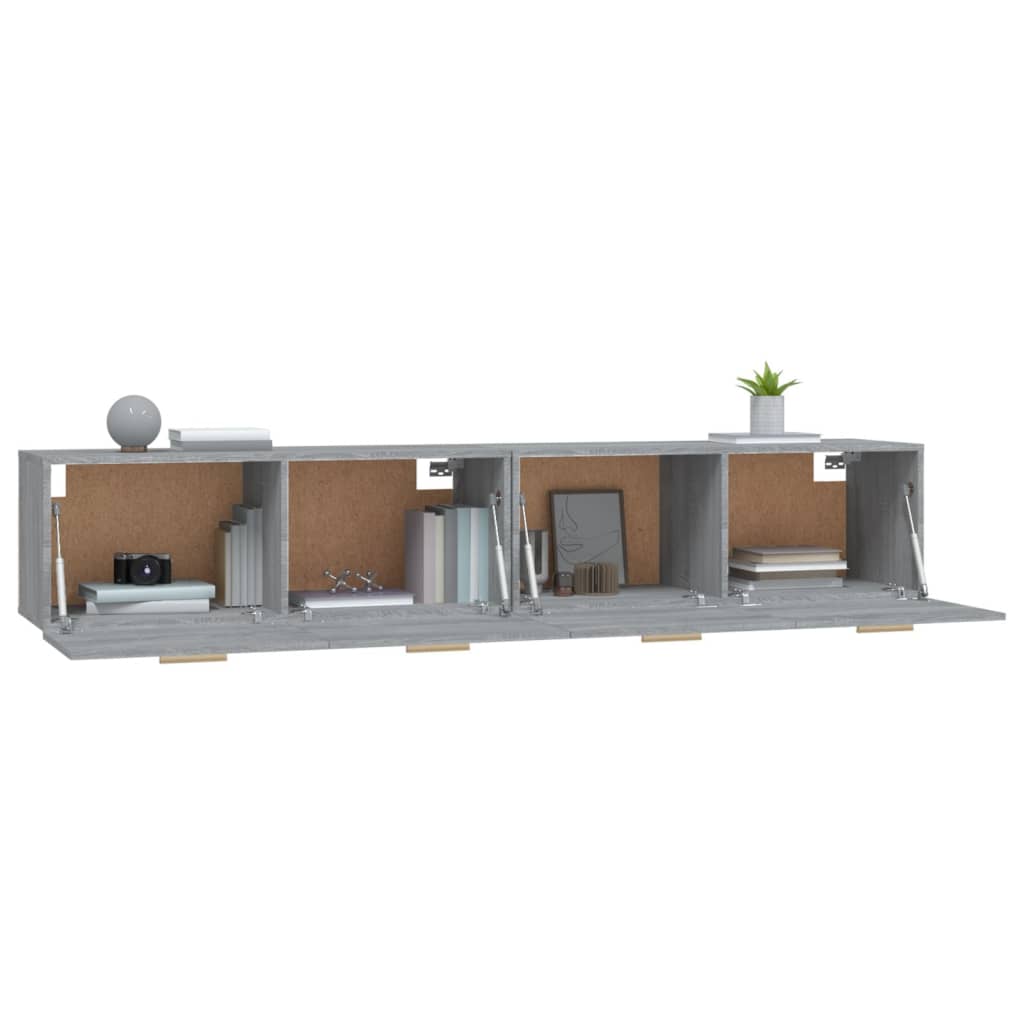 vidaXL Ντουλάπια Τοίχου 2 τεμ. Sonoma 100x36,5x35 εκ. Επεξ. Ξύλο