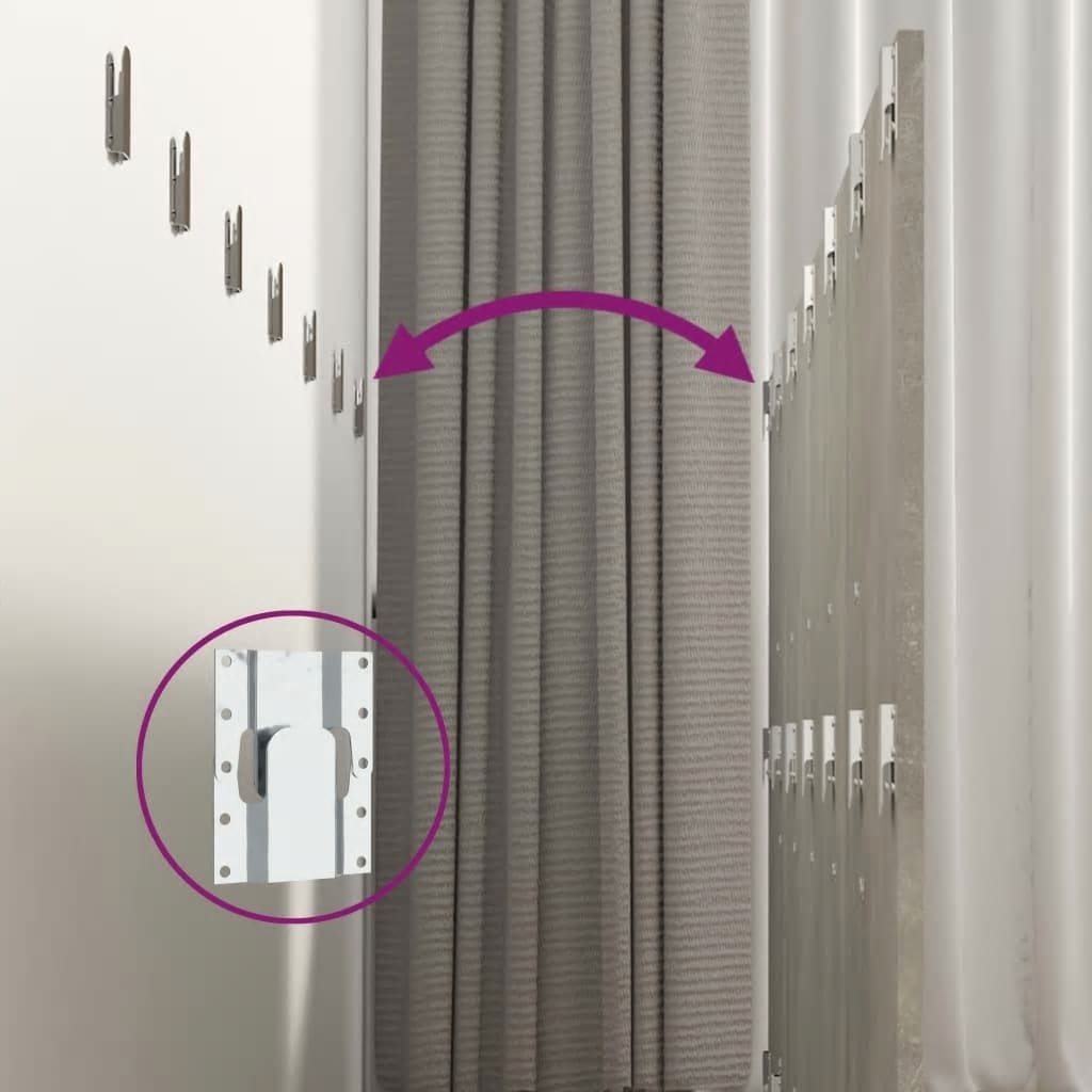 vidaXL Κεφαλάρι Κρεβατιού με Κομοδίνα Γκρι Σκυροδέματος Επεξεργ. Ξύλο