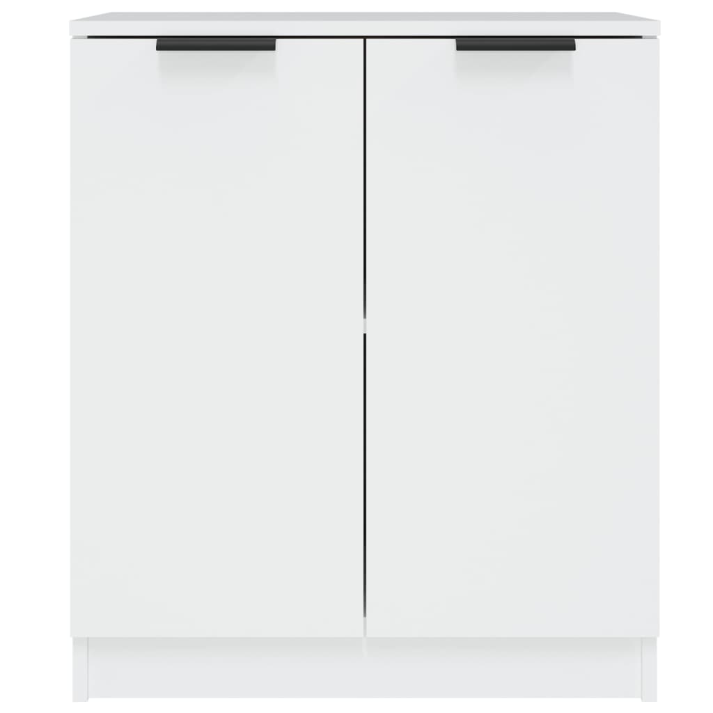 vidaXL Ντουλάπια 2 τεμ. άσπρο 60x30x70 εκ. Επεξεργασμένο Ξύλο