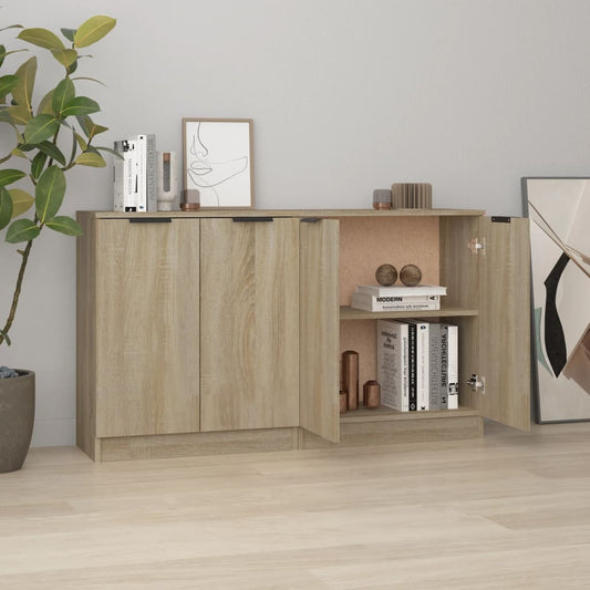 vidaXL Ντουλάπια 2 τεμ. Sonoma Δρυς 60x30x70 εκ. Επεξεργασμένο Ξύλο