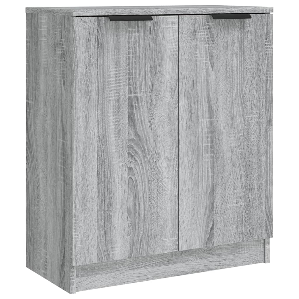 vidaXL Ντουλάπι 2 τεμ. Γκρι Sonoma 60x30x70 εκ. από Επεξεργασμένο Ξύλο