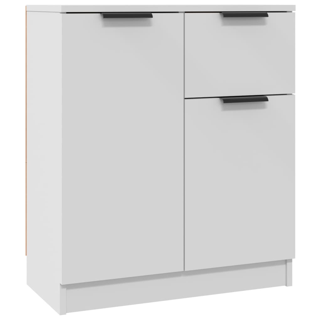 vidaXL Ντουλάπια 2 τεμ. άσπρο 60x30x70 εκ. Επεξεργασμένο Ξύλο