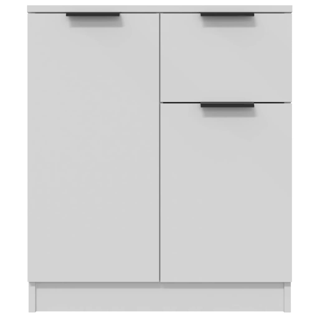 vidaXL Ντουλάπια 2 τεμ. άσπρο 60x30x70 εκ. Επεξεργασμένο Ξύλο