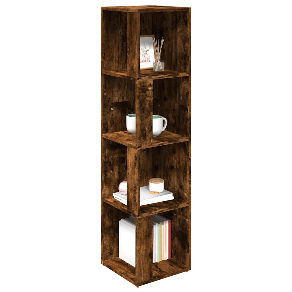 vidaXL Γωνιακό Έπιπλο Καπνιστή δρυς 33x33x132 εκ. από Επεξεργ. Ξύλο