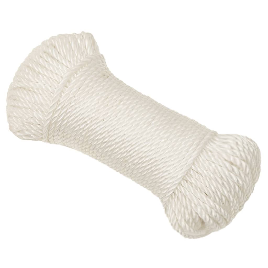 vidaXL Σχοινί Εργασίας Λευκό 3 χιλ. 25 μ. από Πολυπροπυλένιο