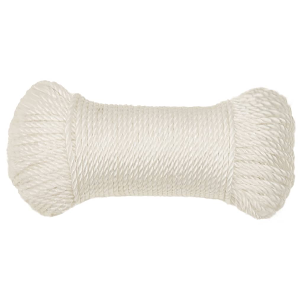 vidaXL Σχοινί Εργασίας Λευκό 3 χιλ. 100 μ. από Πολυπροπυλένιο