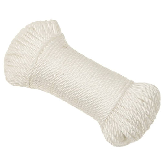 vidaXL Σχοινί Εργασίας Λευκό 6 χιλ. 100 μ. από Πολυπροπυλένιο