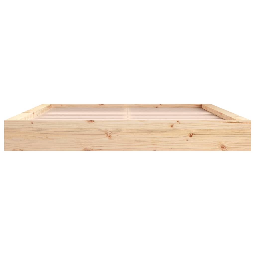 vidaXL Πλαίσιο Κρεβατιού 160 x 200 εκ. από Μασίφ Ξύλο