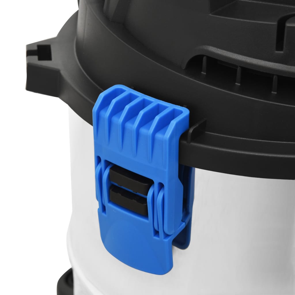 vidaXL Ηλεκτρική Σκούπα Υγρής / Ξηρής Απορρόφησης 1200 W Ασημί 30 Λ