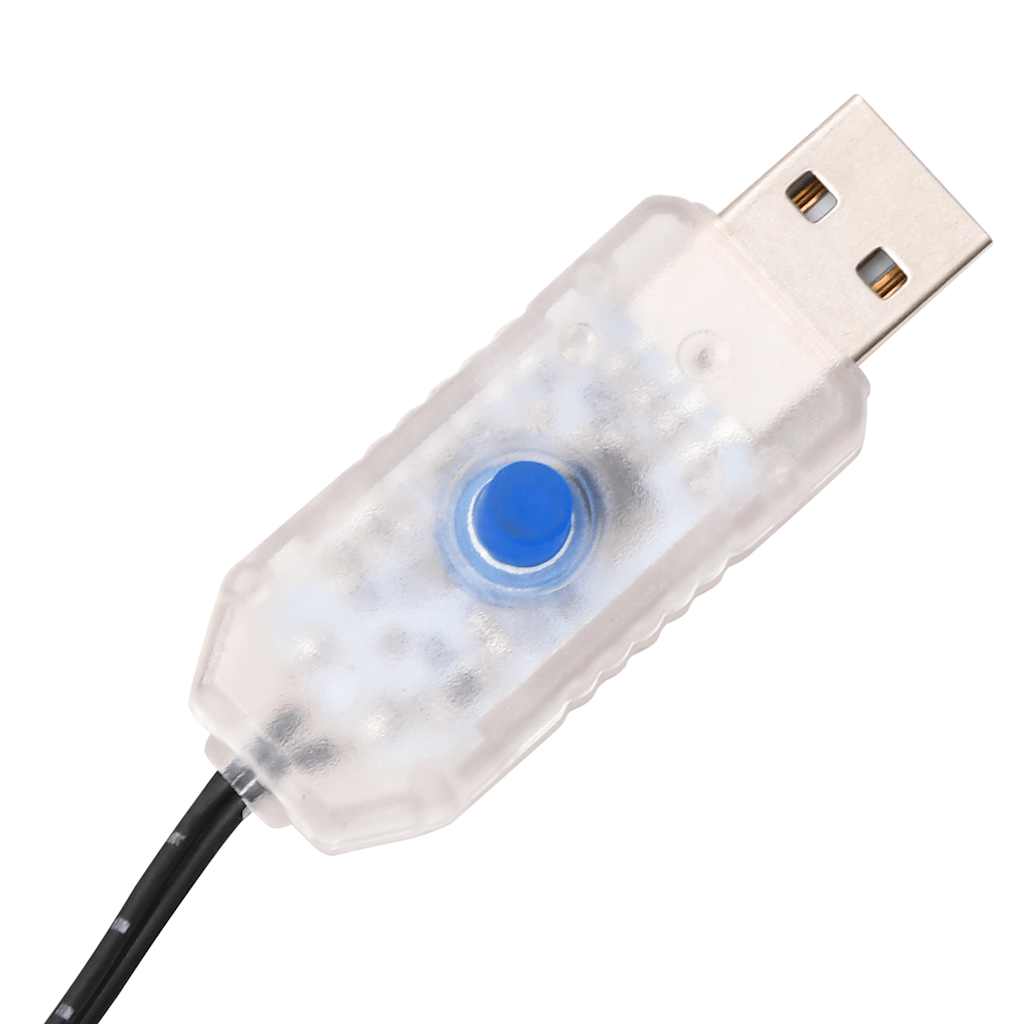 vidaXL Δέντρο Φοίνικας με 72 LED Θερμό Λευκό 120 εκ.