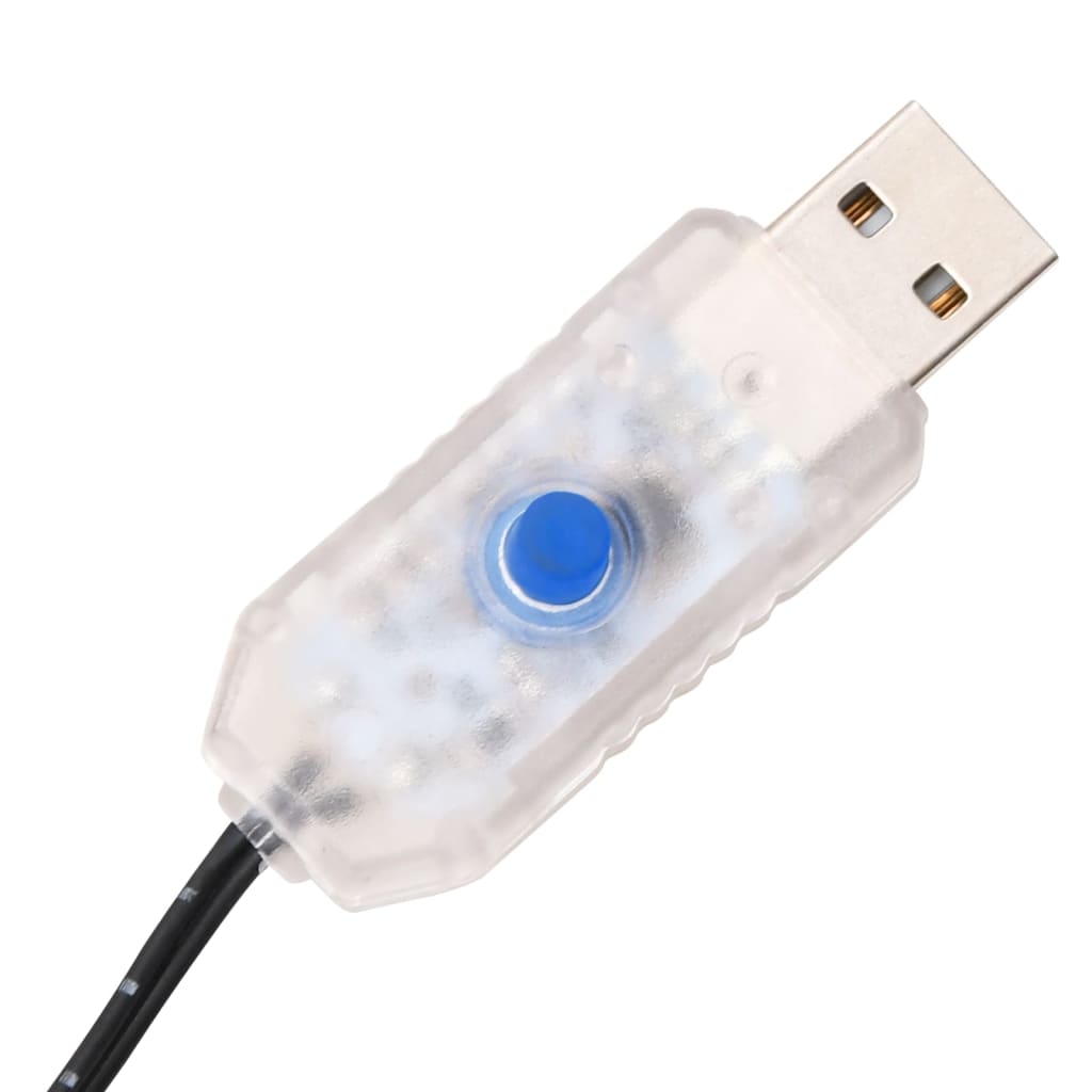 vidaXL Δέντρο Φοίνικας με 96 LED Θερμό Λευκό 180 εκ.