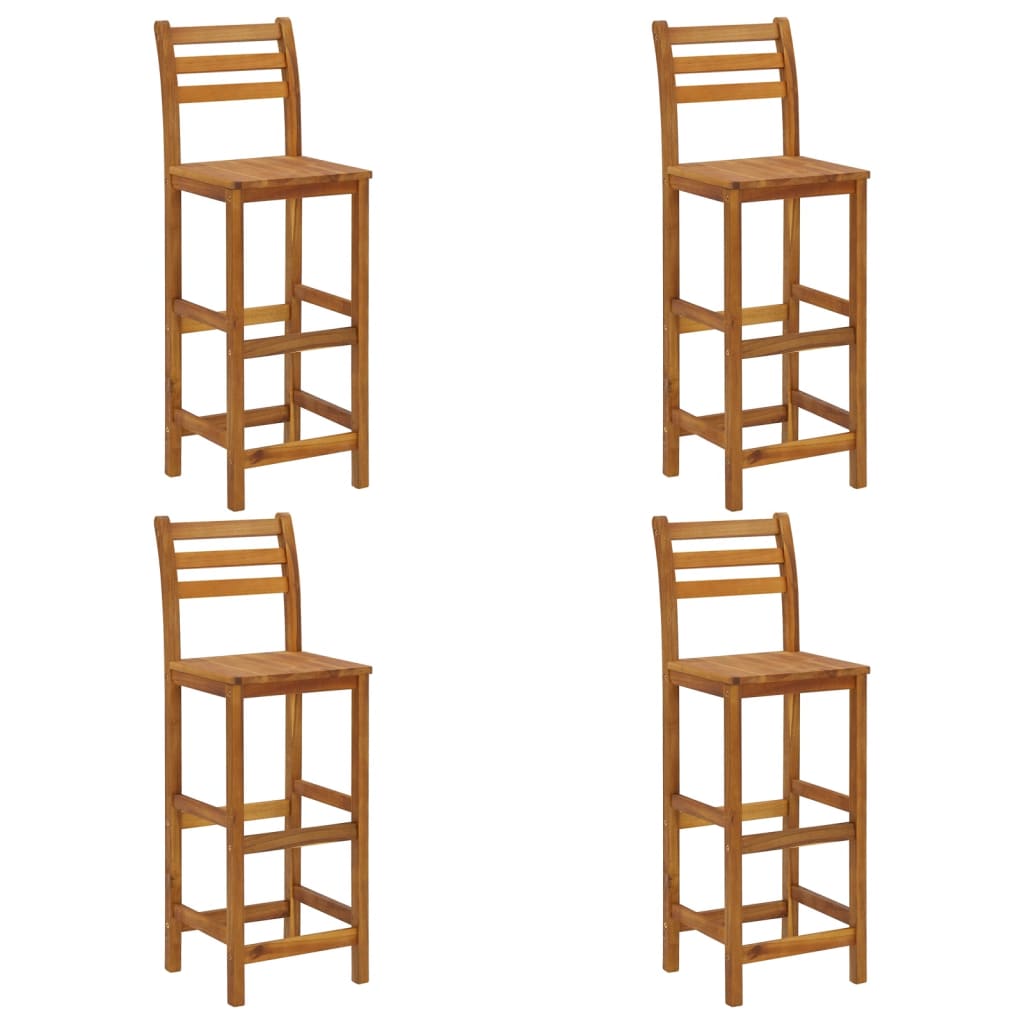 vidaXL Σετ Επίπλων Μπαρ Κήπου 5 Τεμαχίων από Μασίφ Ξύλο Ακακίας