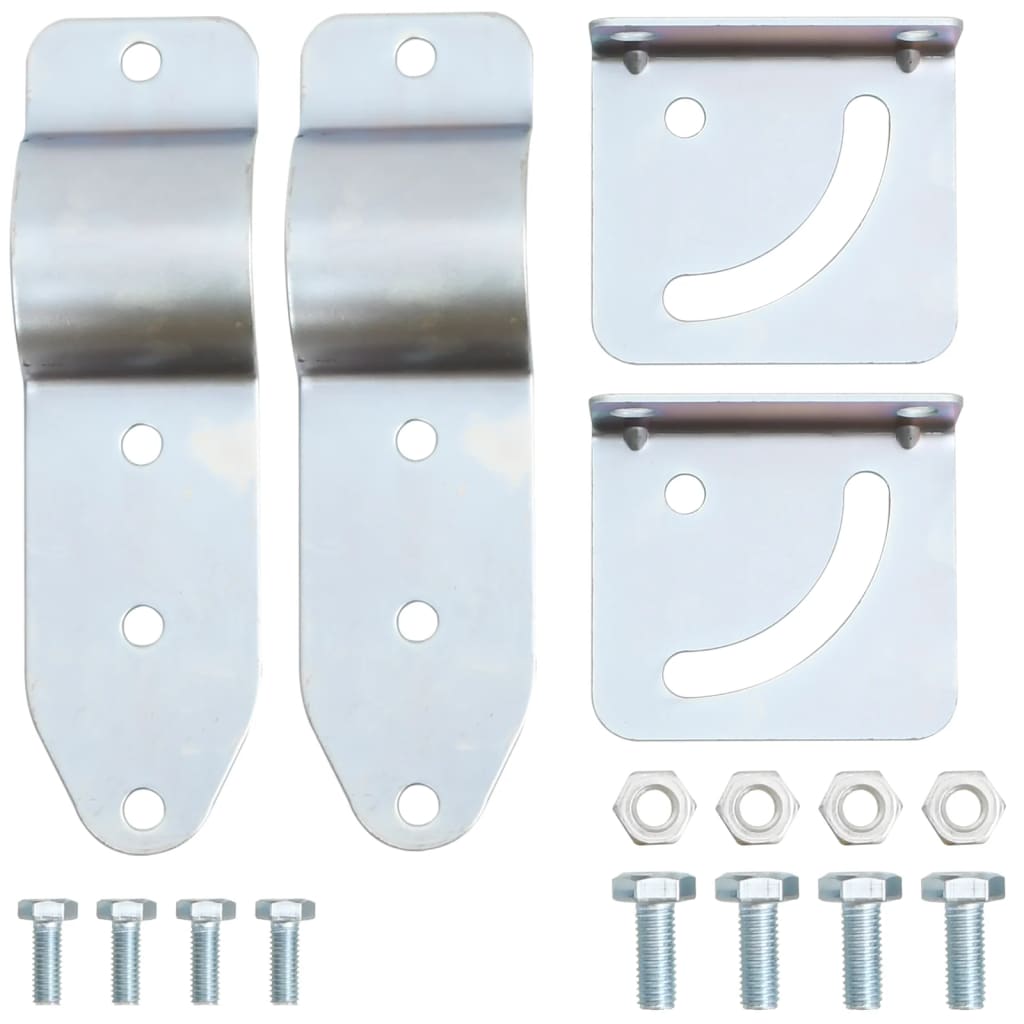 vidaXL Κυρτός Καθρέφτης Κυκλοφορίας Εξωτερικού Χώρου Μαύρος από Πολυανθρακικό Ø45 εκ.