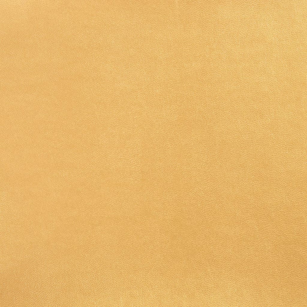 vidaXL Καρέκλα Gaming Μασάζ Μαύρο/Χρυσό από Συνθετικό Δέρμα