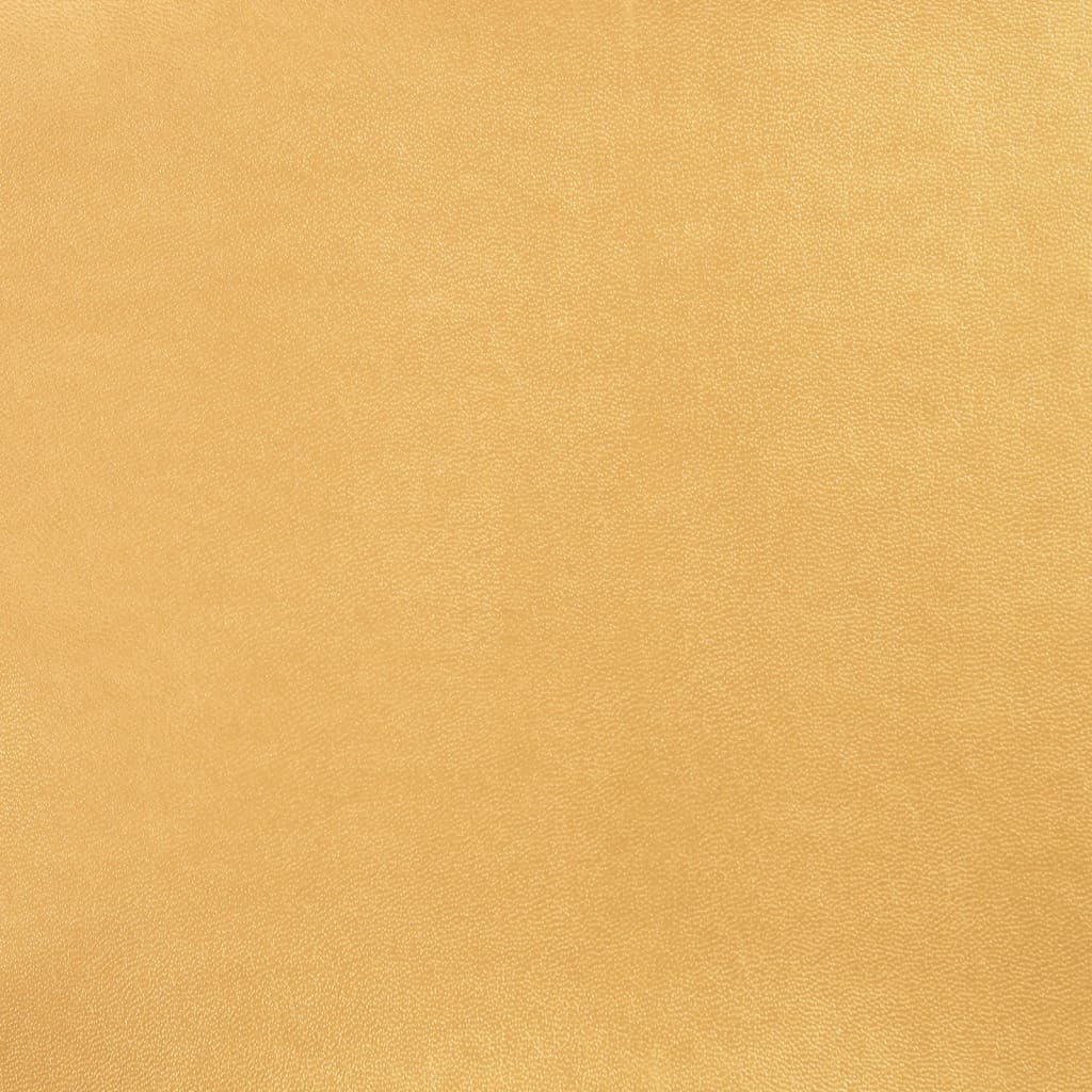 vidaXL Καρέκλα Gaming Μασάζ Υποπόδιο Μαύρος χρυσός από Συνθετικό Δέρμα