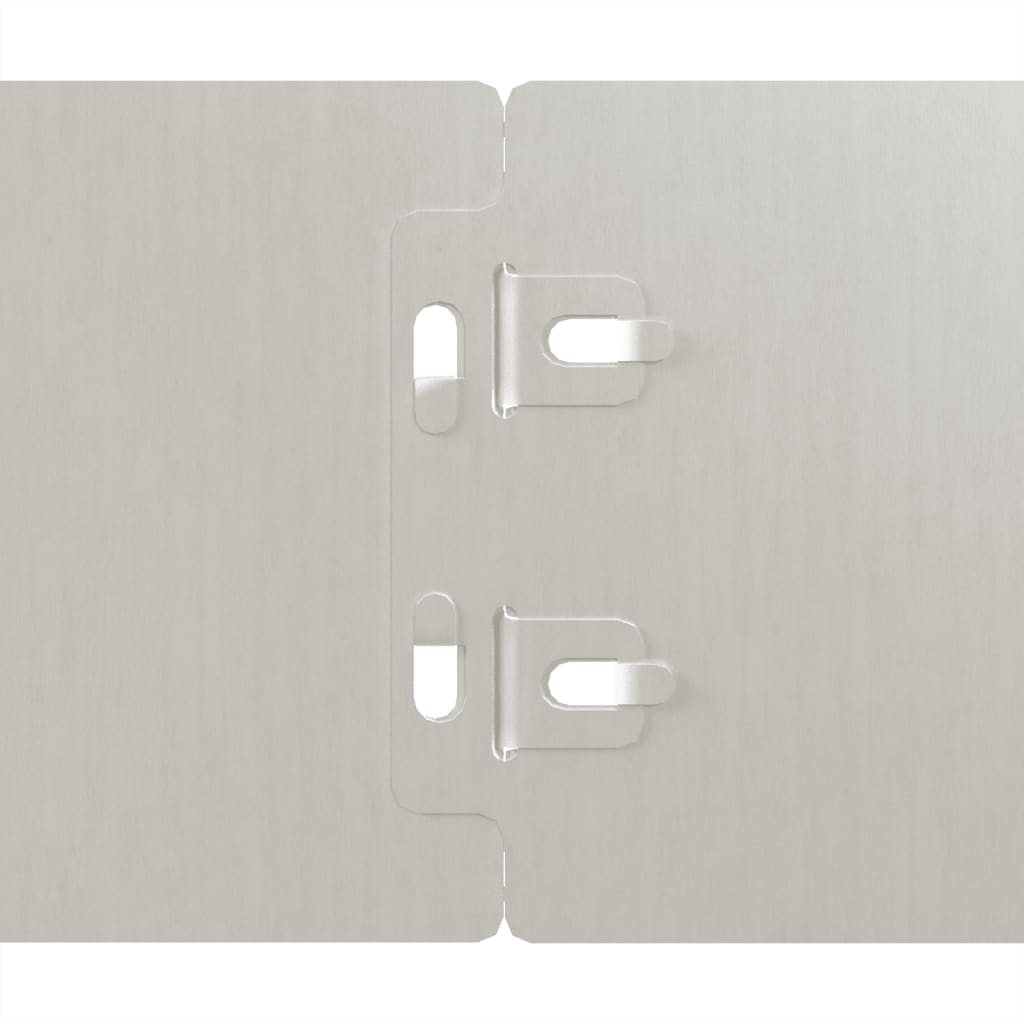 vidaXL Μπορντούρες Γκαζόν 10τεμ Ανθρακί 10x103εκ Ατσάλι Σκληρυθέν Αέρα