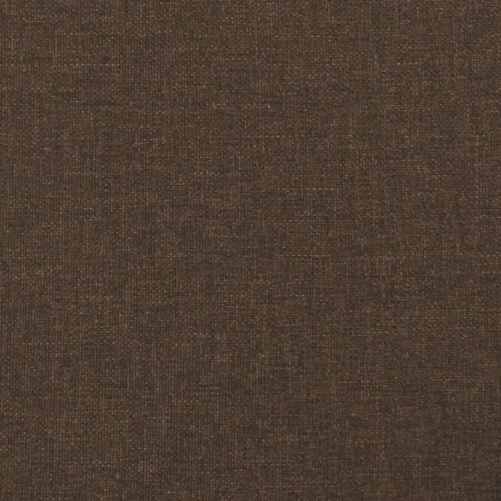 vidaXL Κεφαλάρια Σκ. Καφέ 200x5x78/88 εκ. Ύφασμα