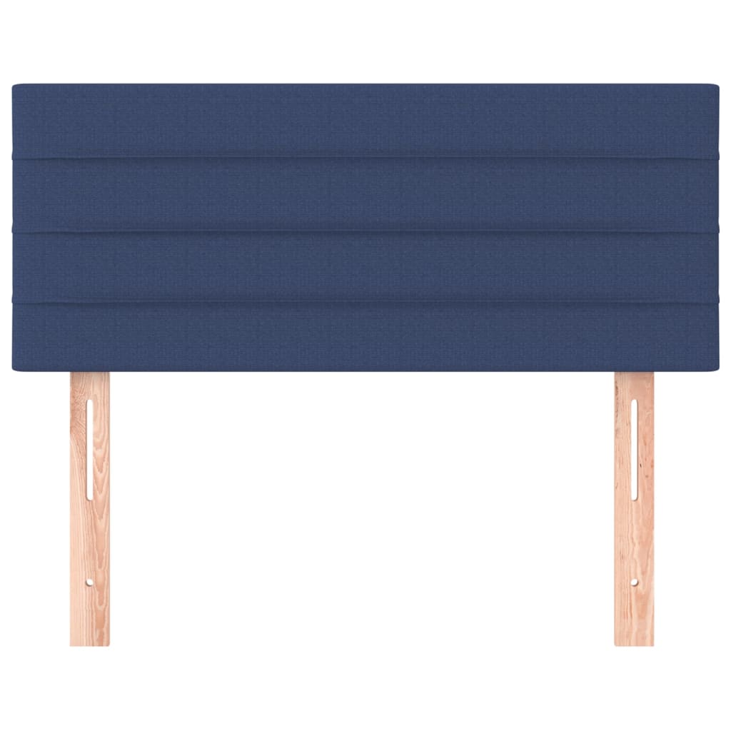 vidaXL Κεφαλάρι Κρεβατιού Μπλε 90x5x78/88 εκ. Υφασμάτινο
