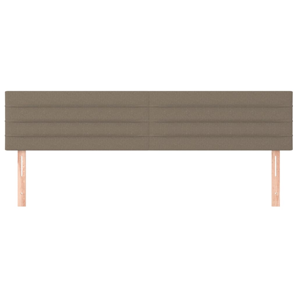 vidaXL Κεφαλάρια Taupe 200x5x78/88 εκ. Ύφασμα