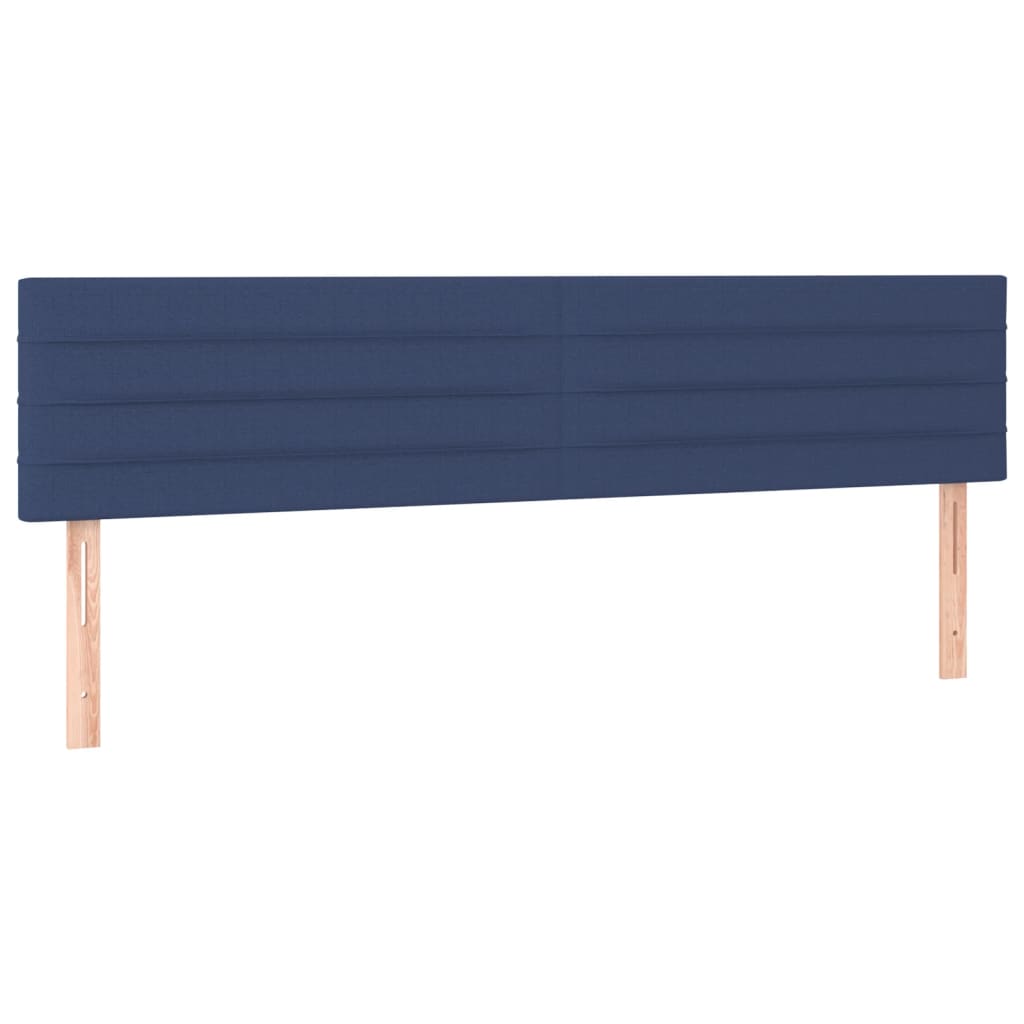 vidaXL Κεφαλάρια Μπλε 200x5x78/88 εκ. Ύφασμα
