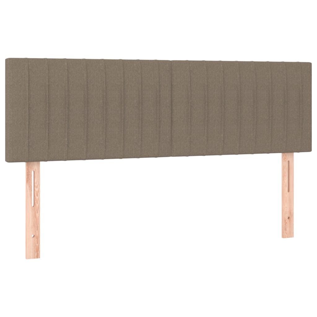 vidaXL Κεφαλάρια Ύφασμα 144x5x78/88 εκ. Taupe