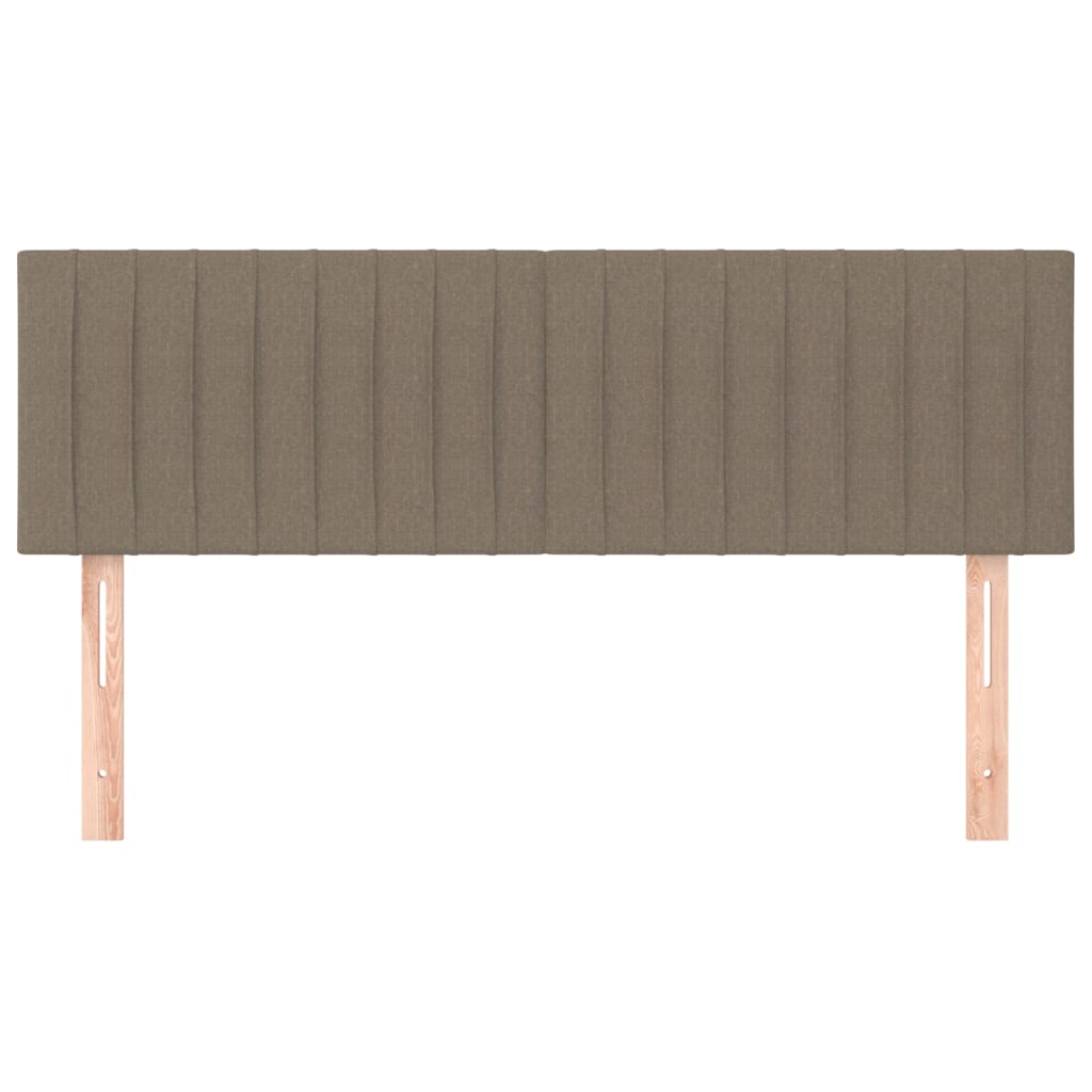 vidaXL Κεφαλάρια Ύφασμα 144x5x78/88 εκ. Taupe