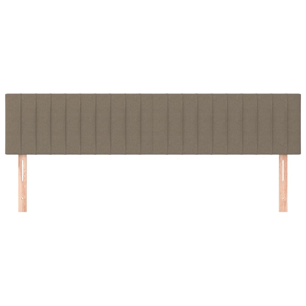 vidaXL Κεφαλάρια Taupe 200x5x78/88 εκ. Ύφασμα