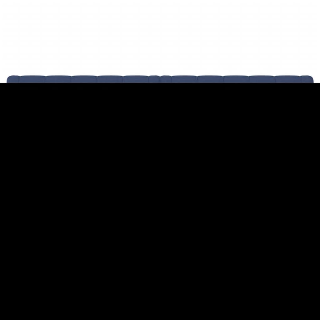 vidaXL Κεφαλάρια Κρεβατιού 2 τεμ. Μπλε 80x7x78/88 εκ. Υφασμάτινο