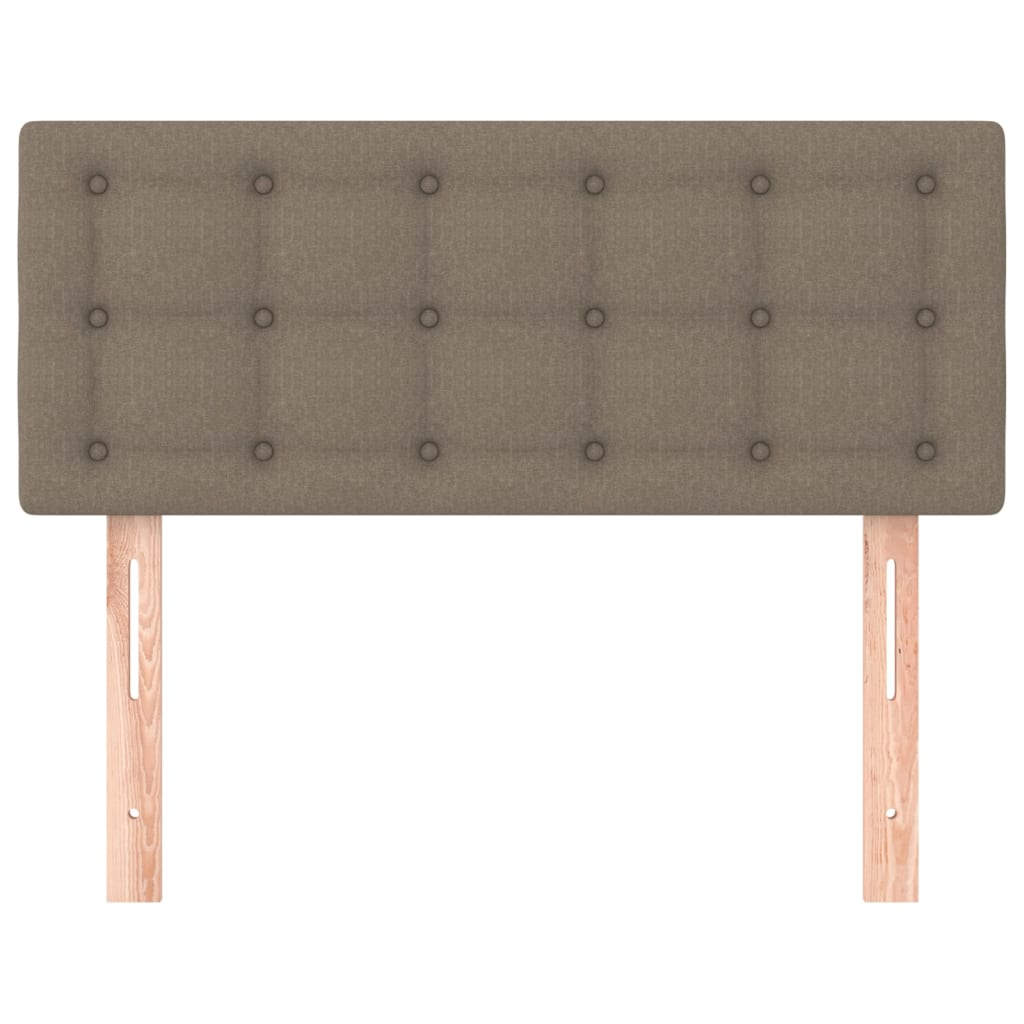vidaXL Κεφαλάρι Κρεβατιού Taupe 80 x 5 x 78/88 εκ. Υφασμάτινο