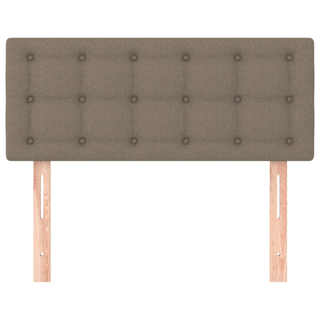 vidaXL Κεφαλάρι Κρεβατιού Taupe 100x5x78/88 εκ. Υφασμάτινο