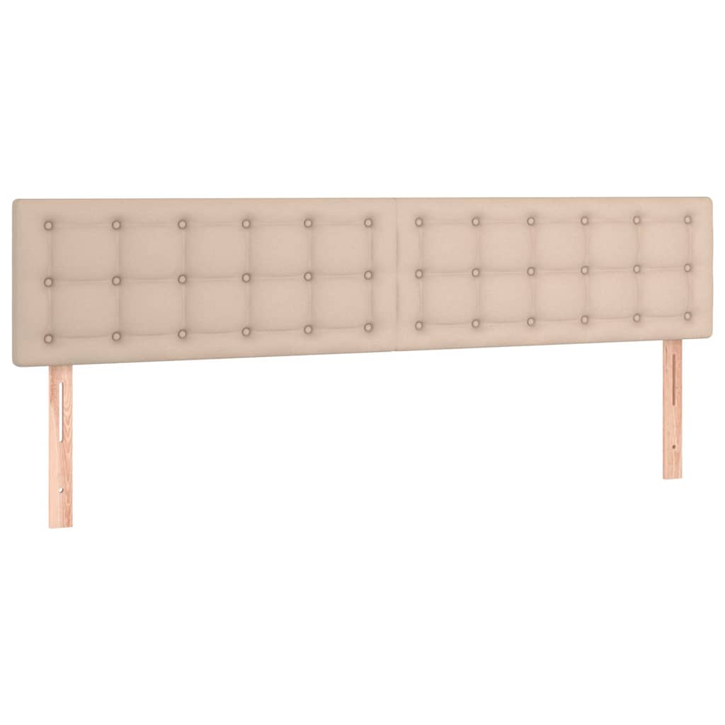 vidaXL Κεφαλάρια Καπουτσίνο 160x5x78/88 εκ. από Συνθετικό Δέρμα