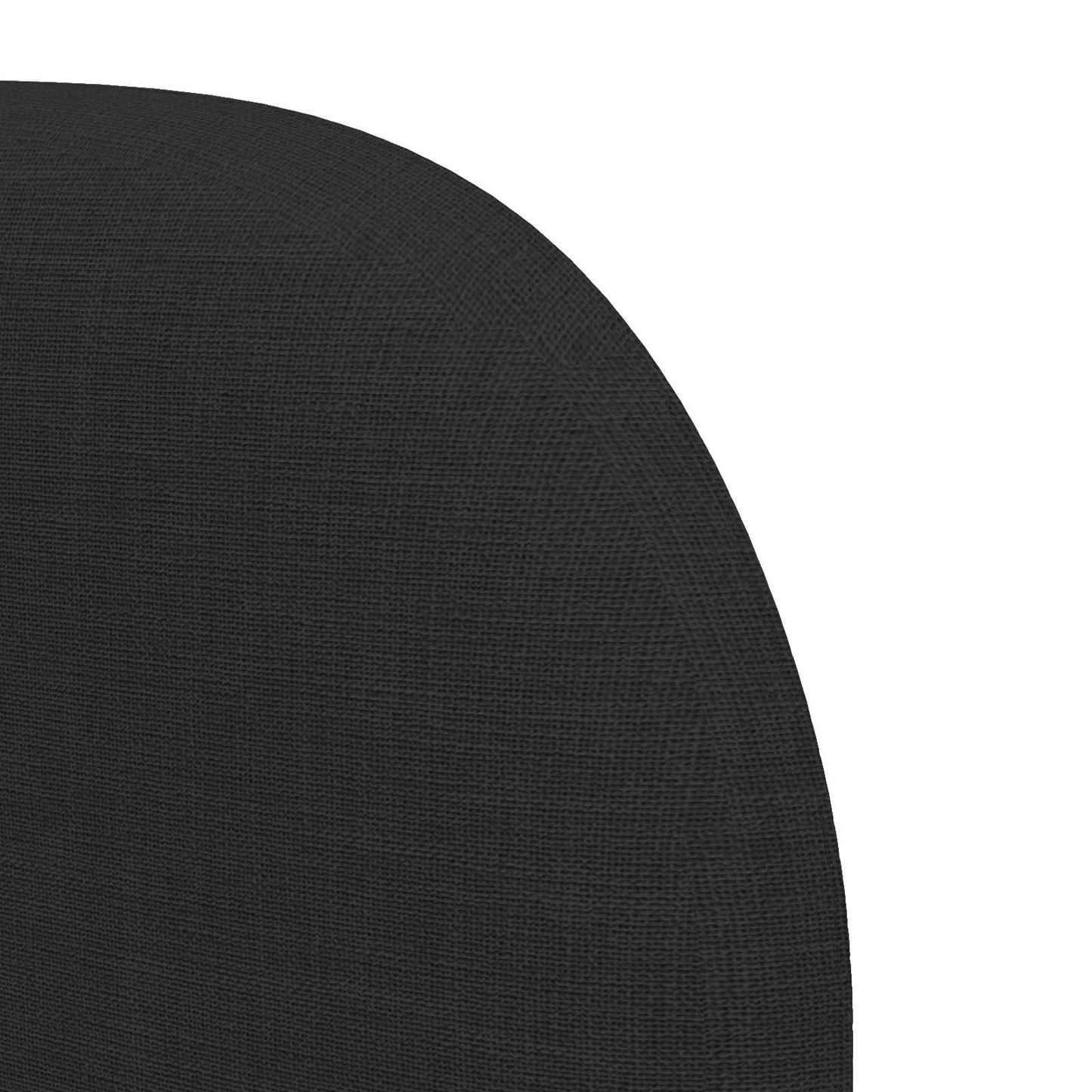 vidaXL Αυτί Κεφαλής Επιτοίχιο Μαύρο 80 x 23 x 6 εκ. Αφρός και ύφασμα