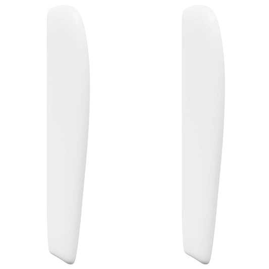 vidaXL Αυτί Κεφαλής Λευκό 80 x 23 x 6 εκ. PVC