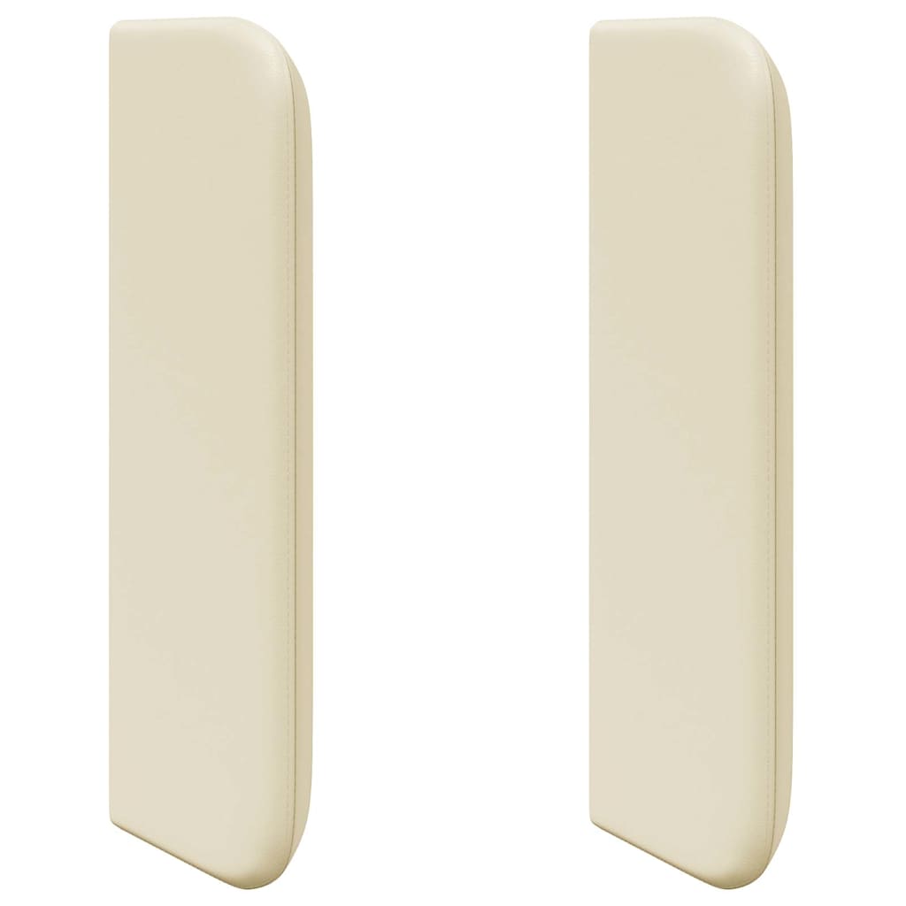 vidaXL Αυτί Κεφαλής Κρεμ 40,5 x 40,5 x 4 εκ PVC