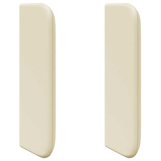 vidaXL Αυτί Κεφαλής Κρεμ 40,5 x 40,5 x 4 εκ PVC