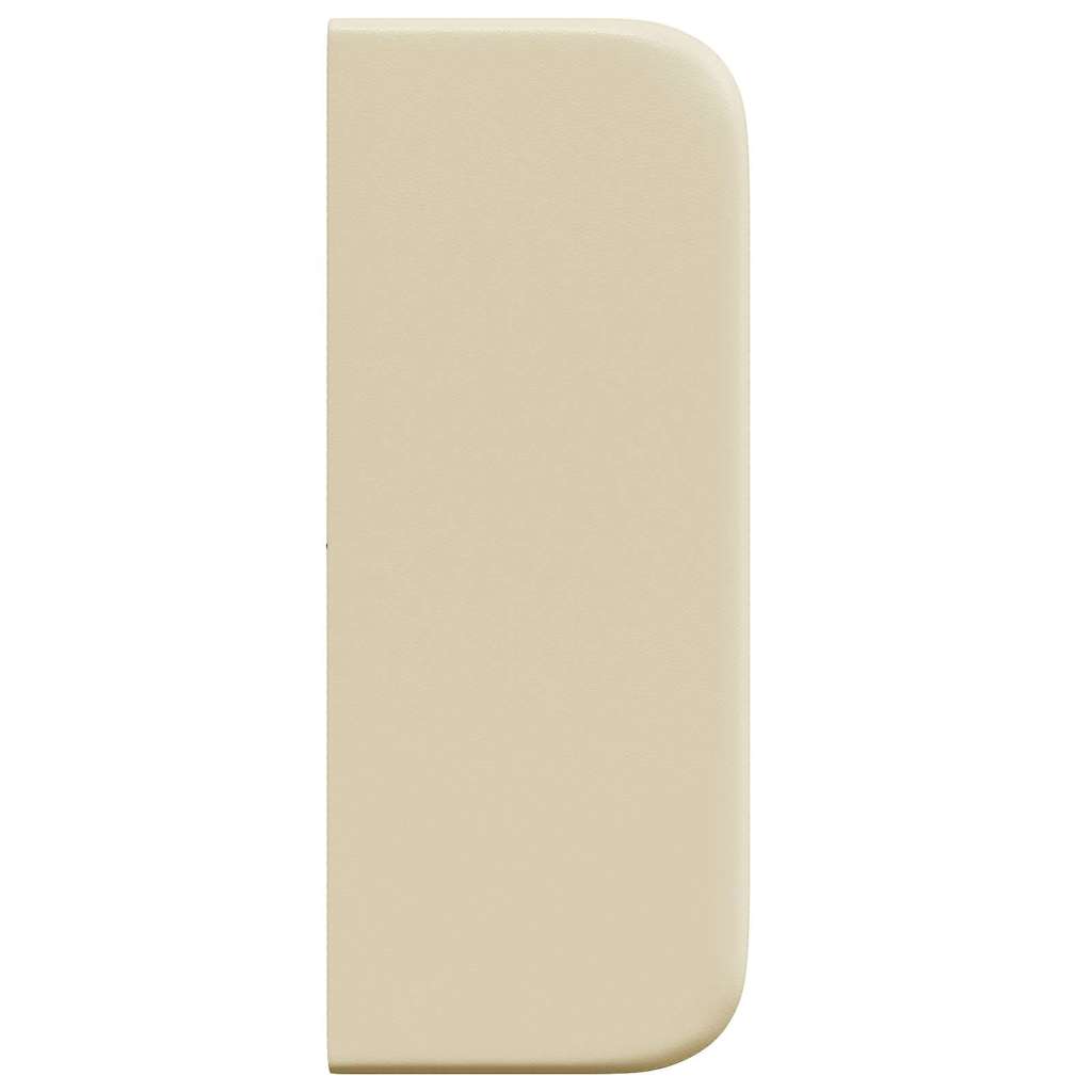 vidaXL Αυτί Κεφαλής Κρεμ 40,5 x 40,5 x 4 εκ PVC