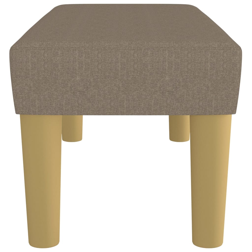 vidaXL Πάγκος Taupe 70 x 30 x 30 εκ. Υφασμάτινος