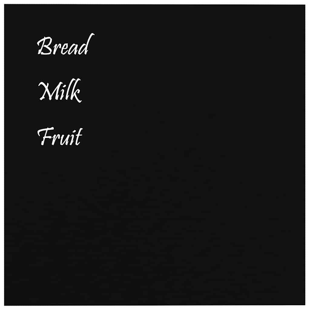 vidaXL Πίνακας Επιτοίχιος Μαγνητικός Μαύρος 60x60 εκ. από Ψημένο Γυαλί