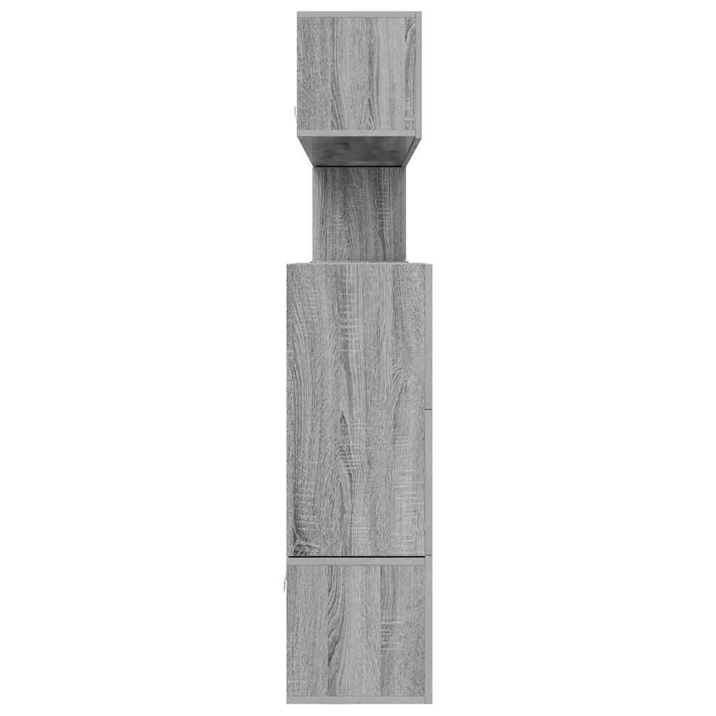 vidaXL Σετ Επίπλων Τηλεόρασης 10 τεμ. Γκρι Sonoma Επεξεργασμένο Ξύλο