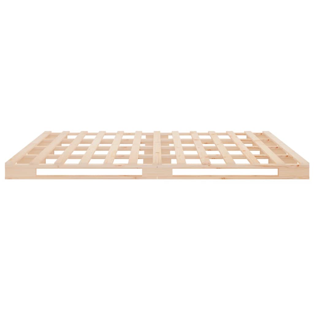 vidaXL Σκελετός Κρεβατιού Χωρίς Στρώμα 160x200 εκ Μασίφ Ξύλο Πεύκου