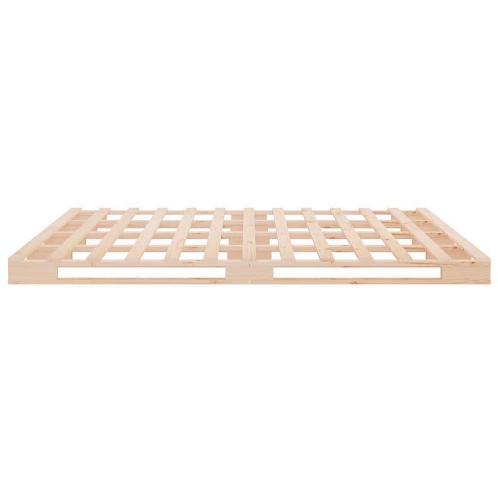 vidaXL Σκελετός Κρεβατιού Χωρίς Στρώμα 180x200 εκ Μασίφ Ξύλο Πεύκου