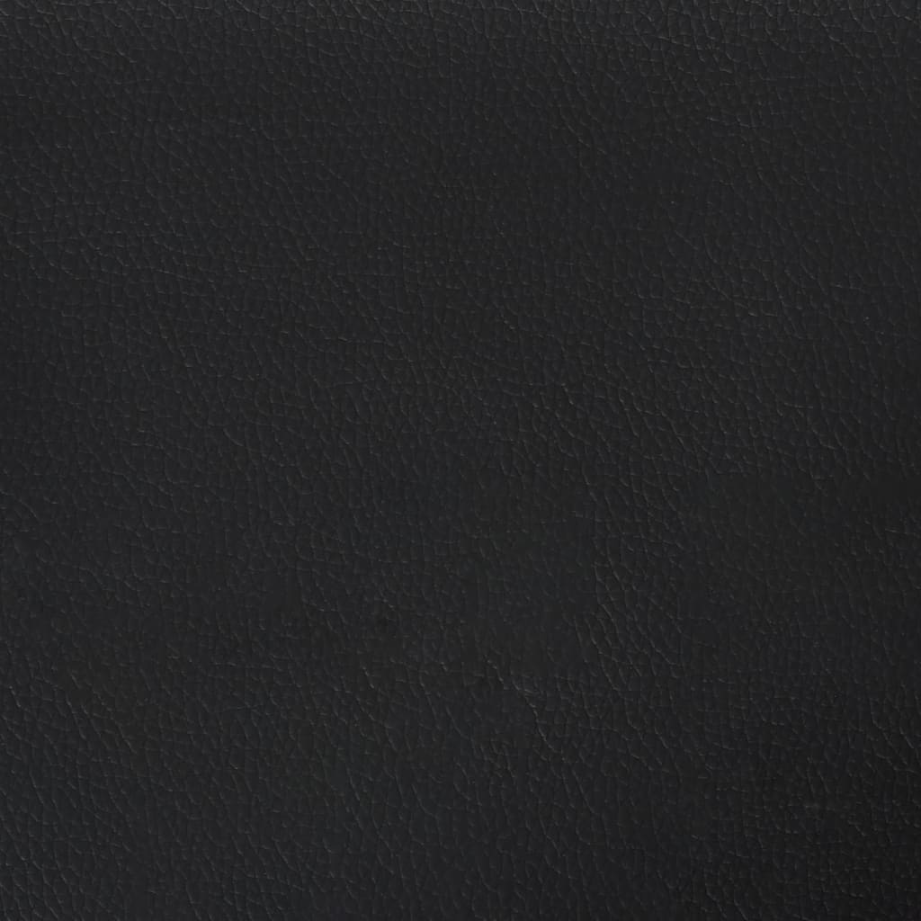 vidaXL Στρώμα με Pocket Springs Μαύρο 160x200x20 εκ. Συνθετικό Δέρμα