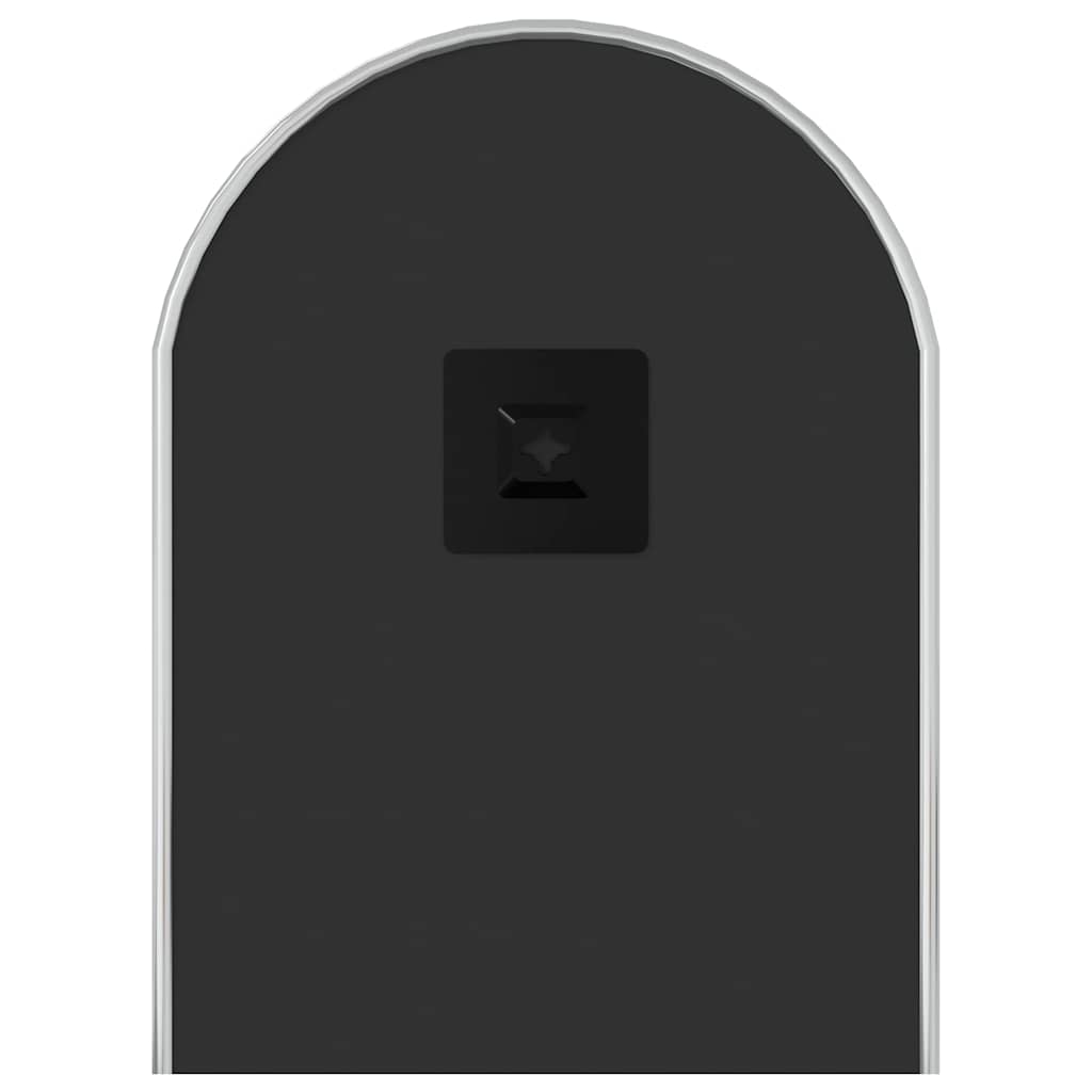 vidaXL Καθρέφτης Τοίχου Οβάλ Ασημί 60x25 εκ.