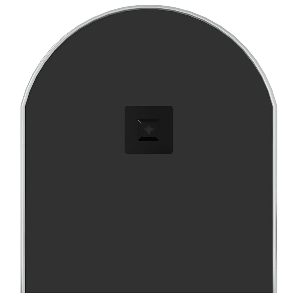 vidaXL Καθρέφτης Τοίχου Οβάλ Ασημί 80 x 35 εκ.