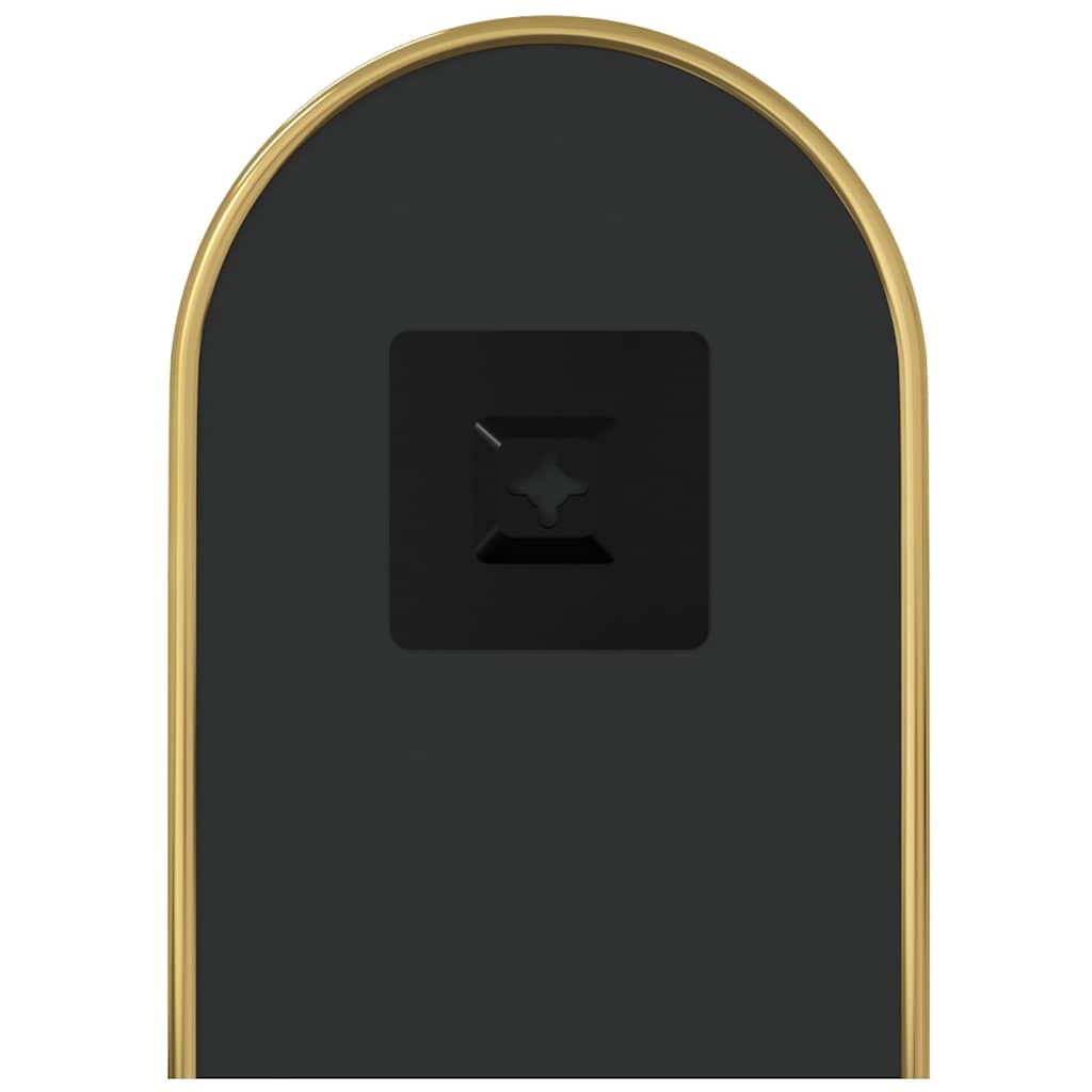 vidaXL Καθρέφτης Τοίχου Οβάλ Χρυσός 40x15 εκ.